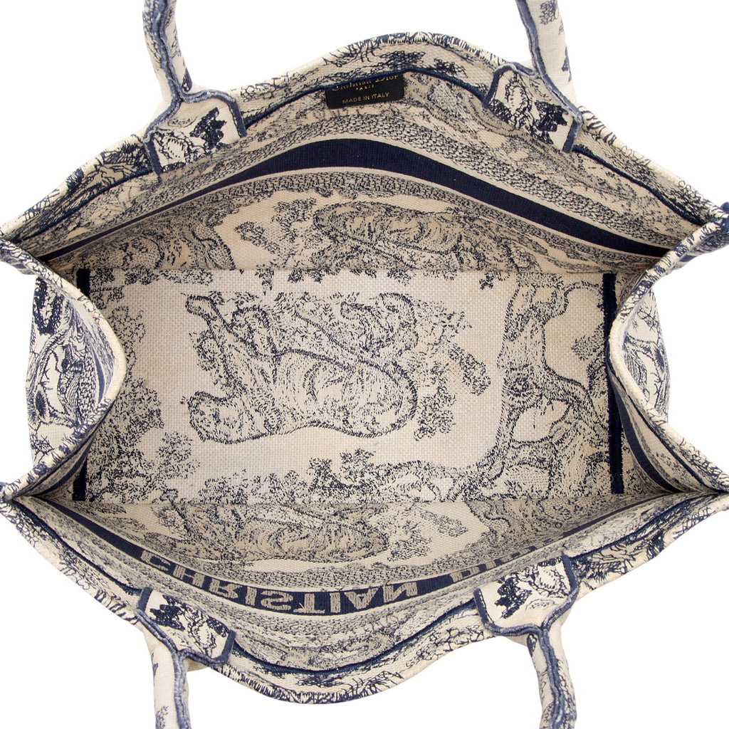 Dior Toile De Jouy Small Book Tote