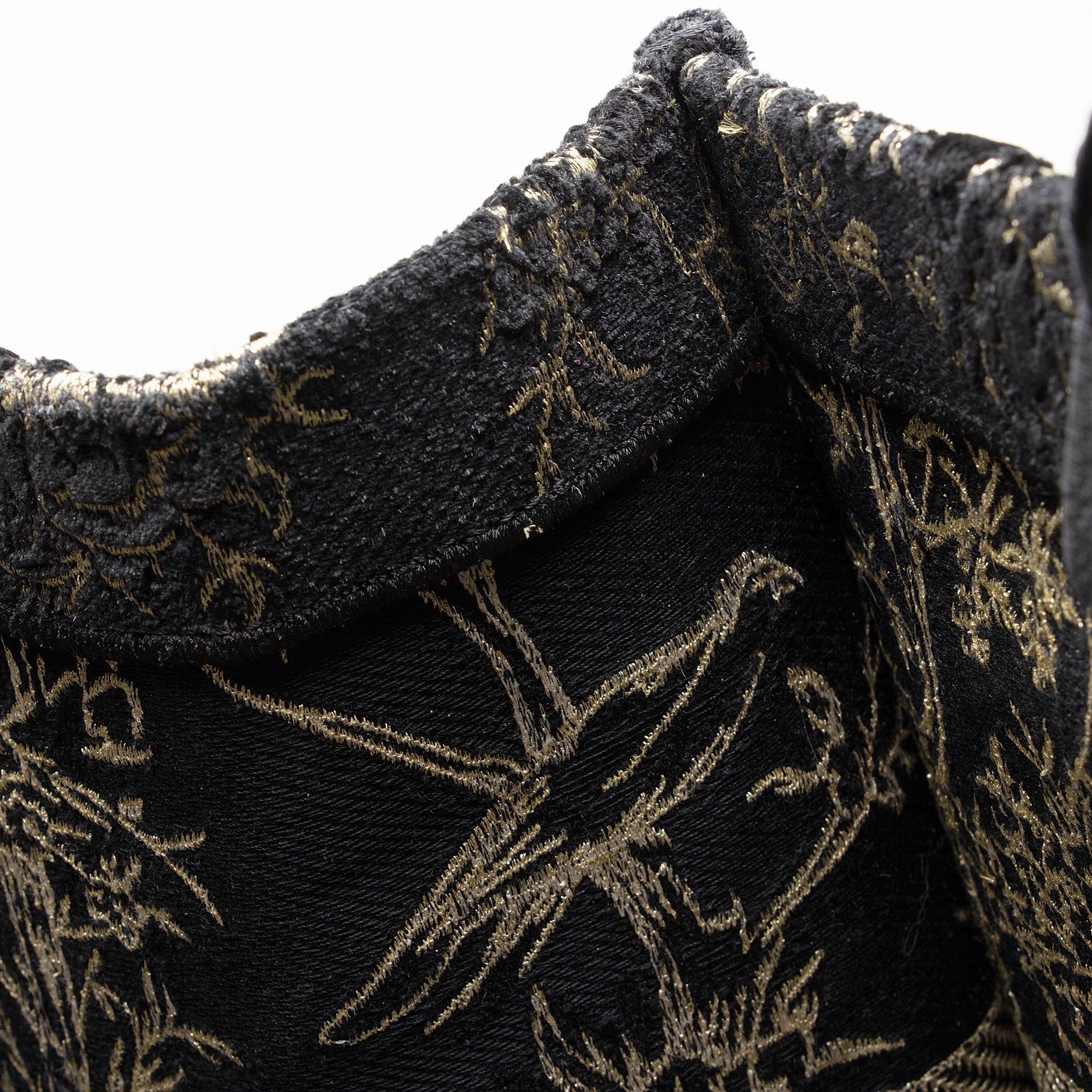 Dior Velvet Jardin d'Hiver Large Book Tote (SHF-6hqWXM)