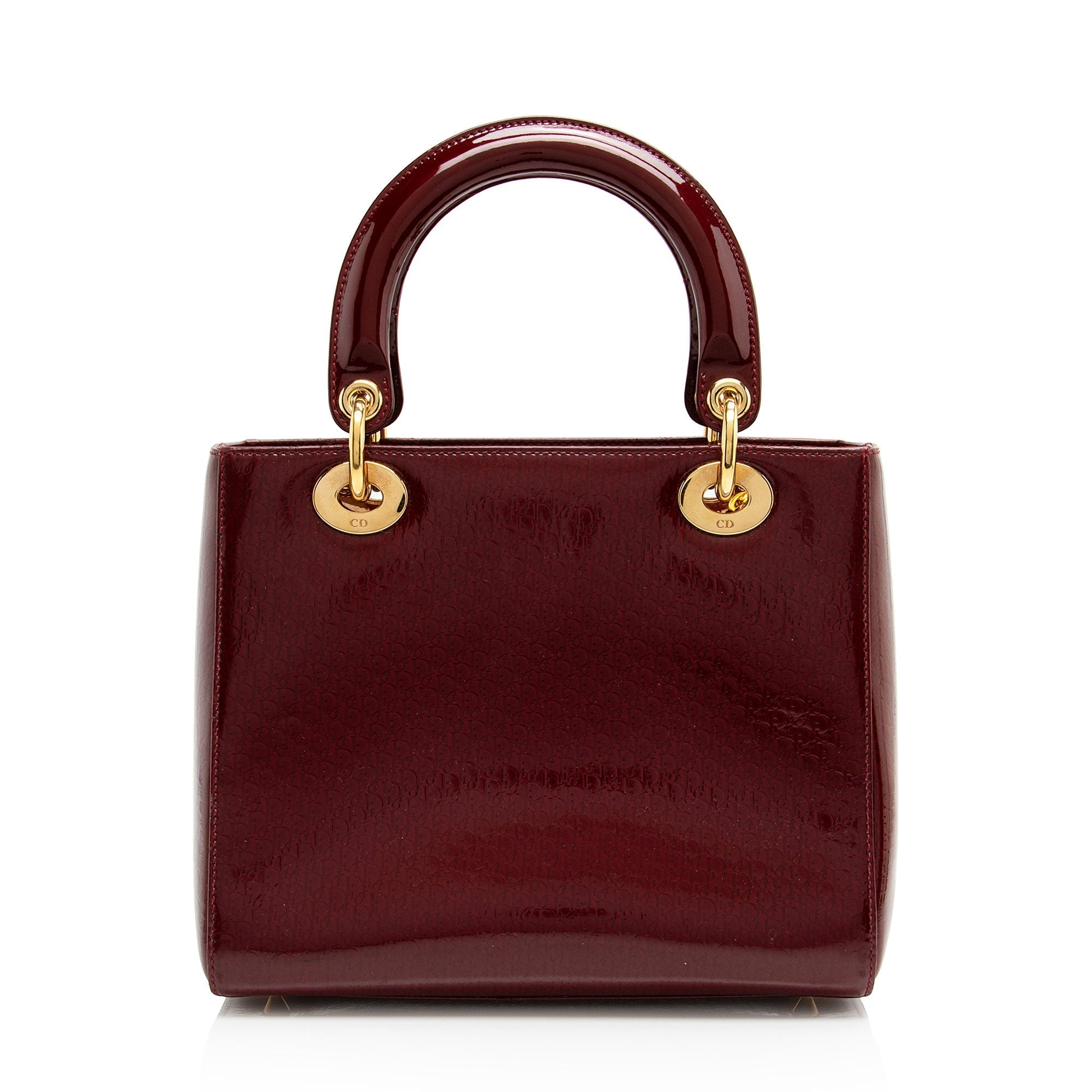 Dior Vintage Micro Diorissimo 1:1 Rep Leather Lady Dior Small Tote (SHF-RTBS3t)