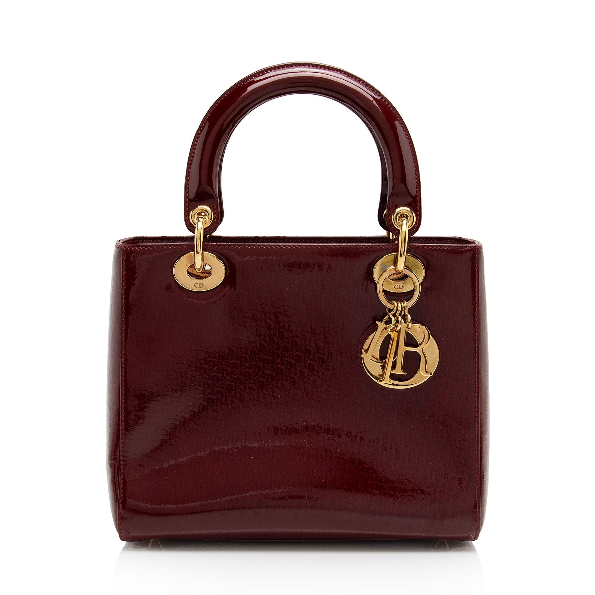 Dior Vintage Micro Diorissimo 1:1 Rep Leather Lady Dior Small Tote (SHF-RTBS3t)