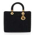 Dior Vintage Nylon Lady Dior Large Tote