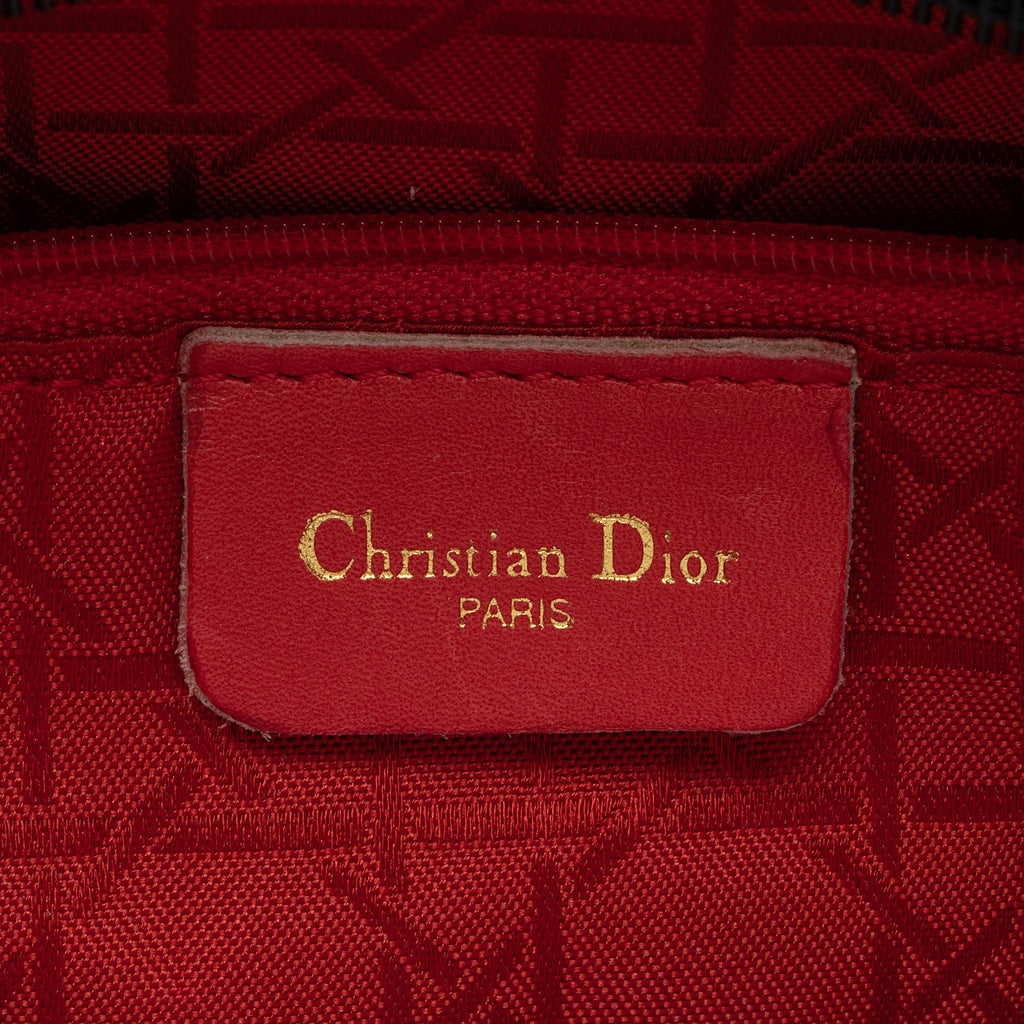 Dior Vintage Nylon Lady Dior Large Tote