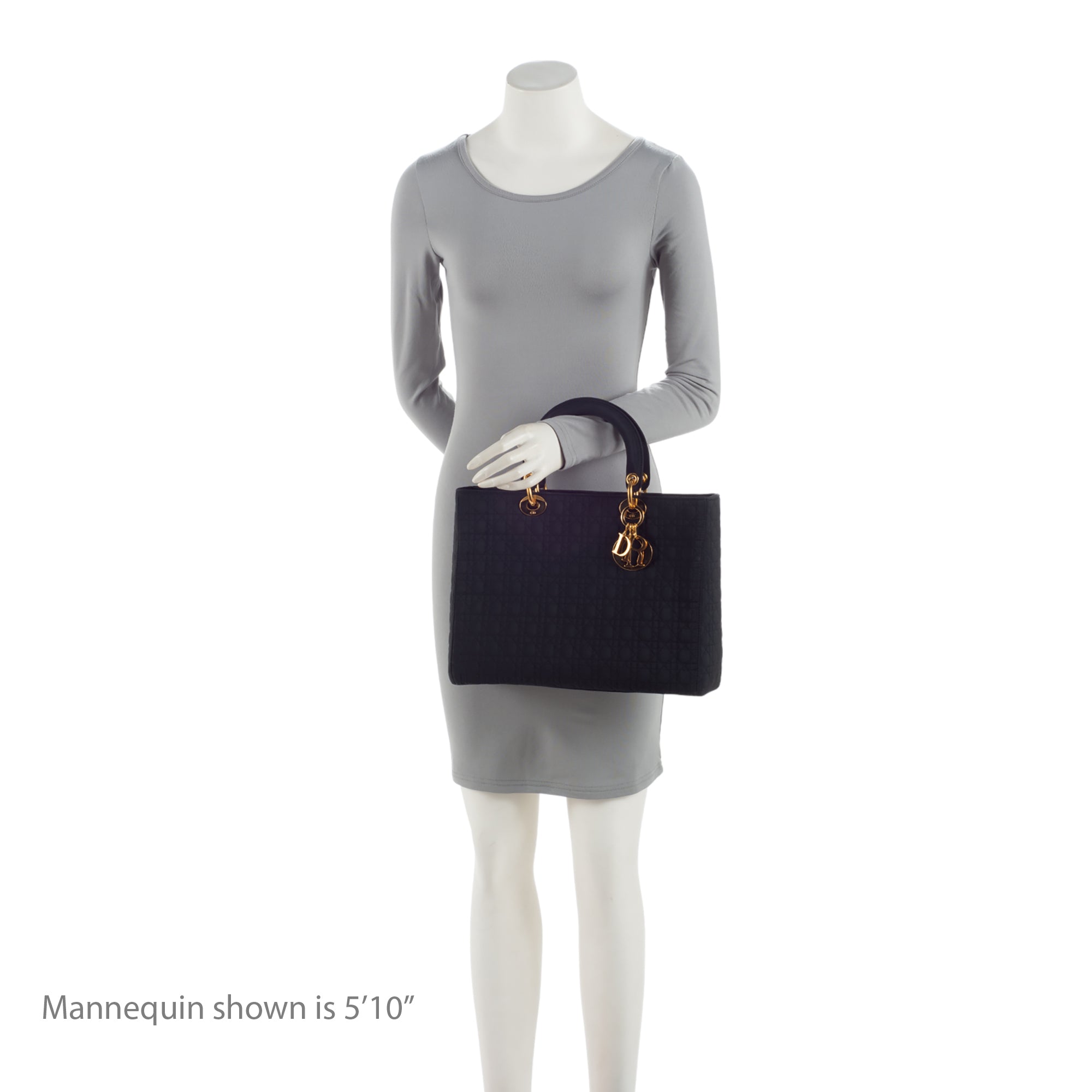 Dior Vintage Nylon Lady Dior Large Tote