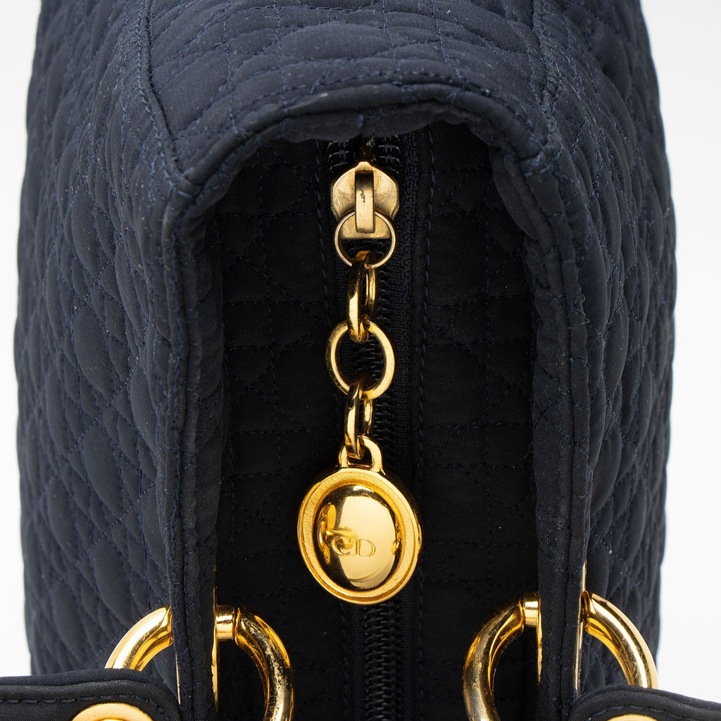 Dior Vintage Nylon Lady Dior Large Tote