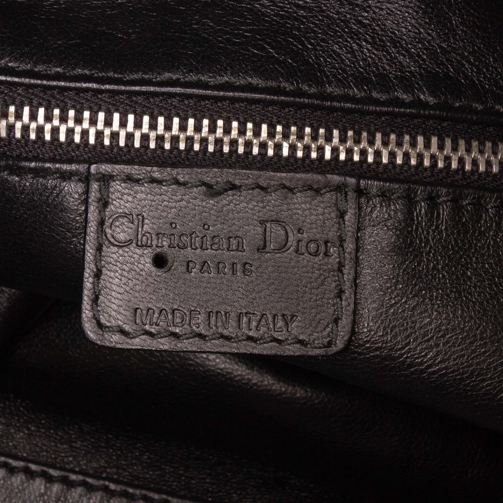 Dior Woven Lambskin Lady Dior Soft Shopping Tote