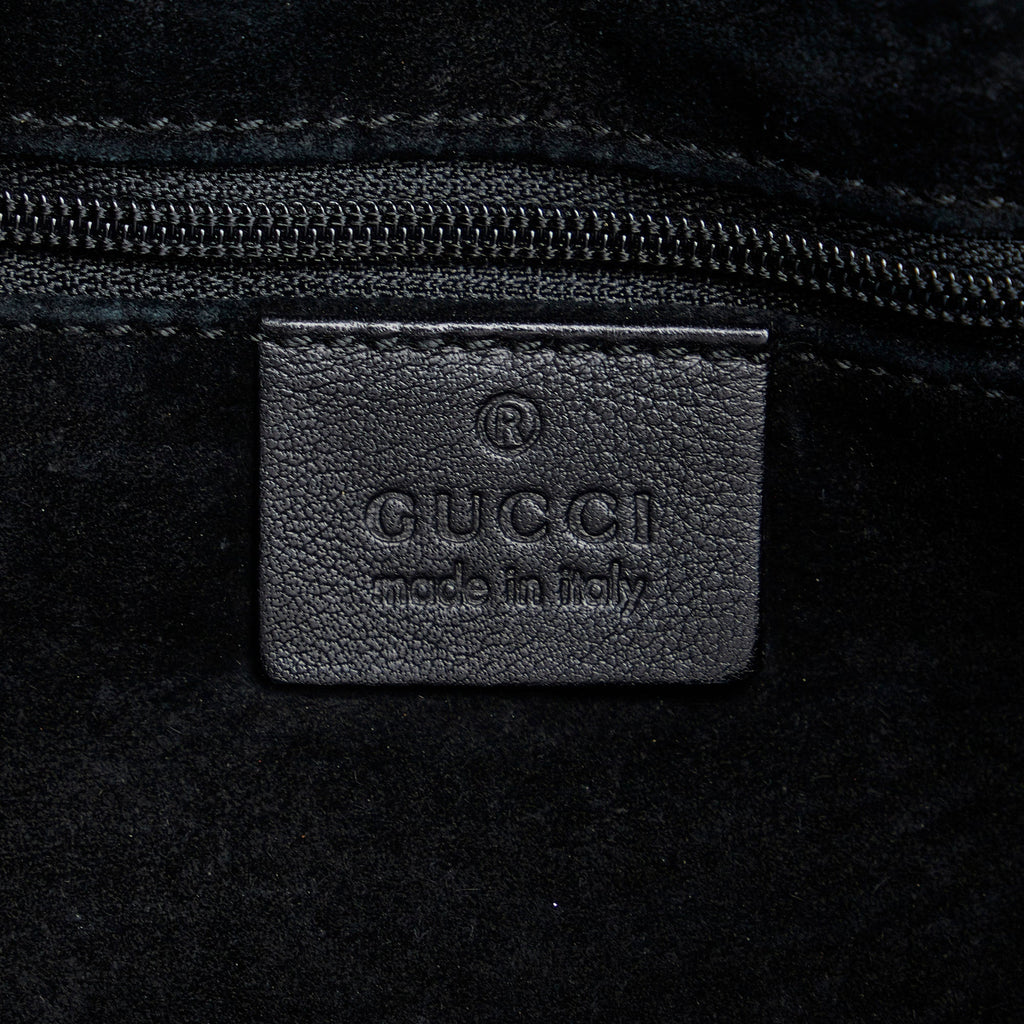 Gucci Shoulder Bag Black Leather