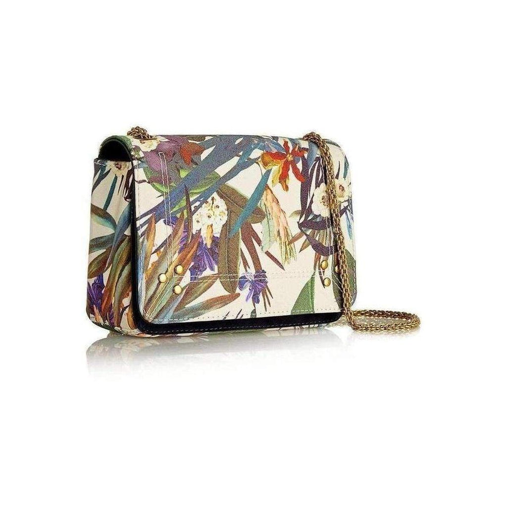 Eliot Printed Brushed-Satin And Suede Shoulder Bag