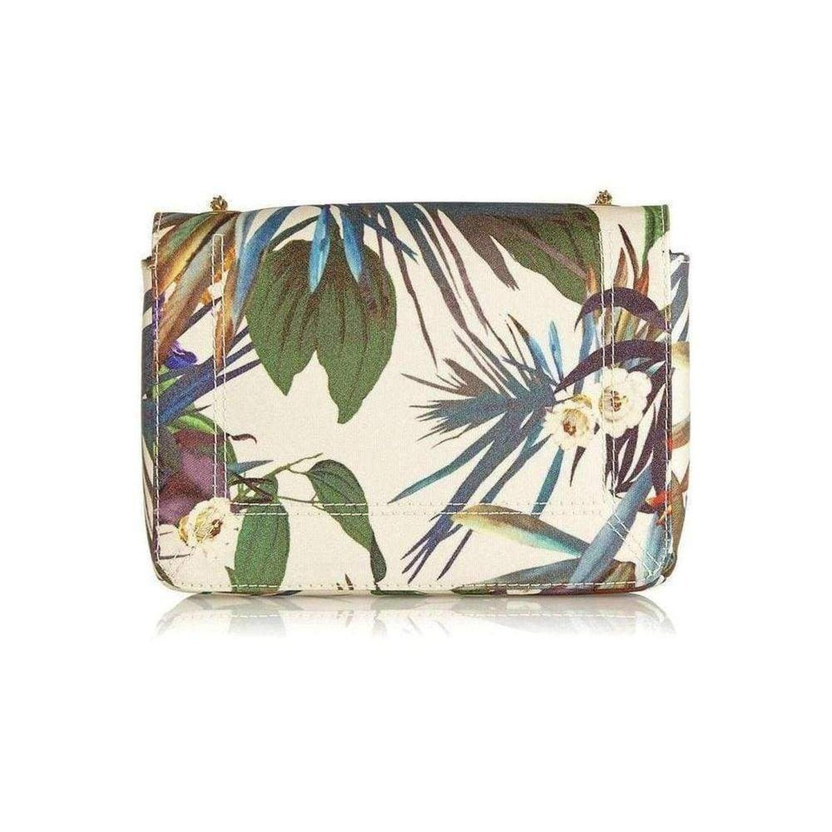 Eliot Printed Brushed-Satin And Suede Shoulder Bag