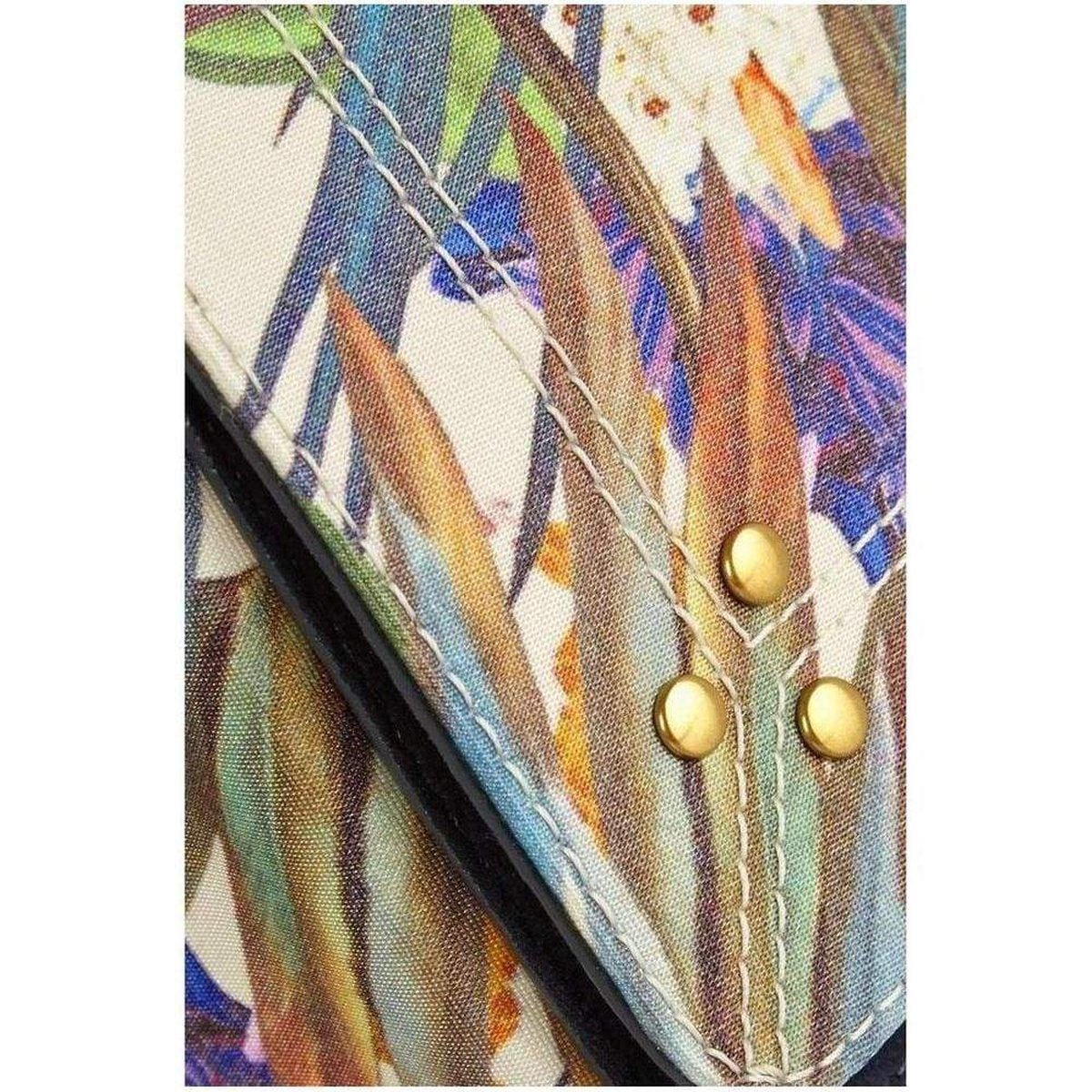 Eliot Printed Brushed-Satin And Suede Shoulder Bag
