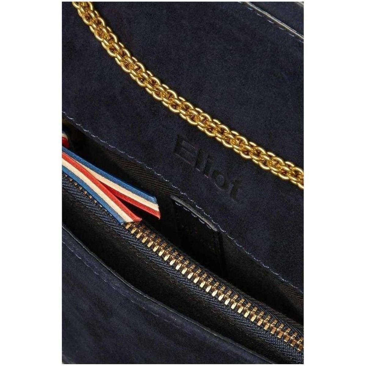 Eliot Printed Brushed-Satin And Suede Shoulder Bag