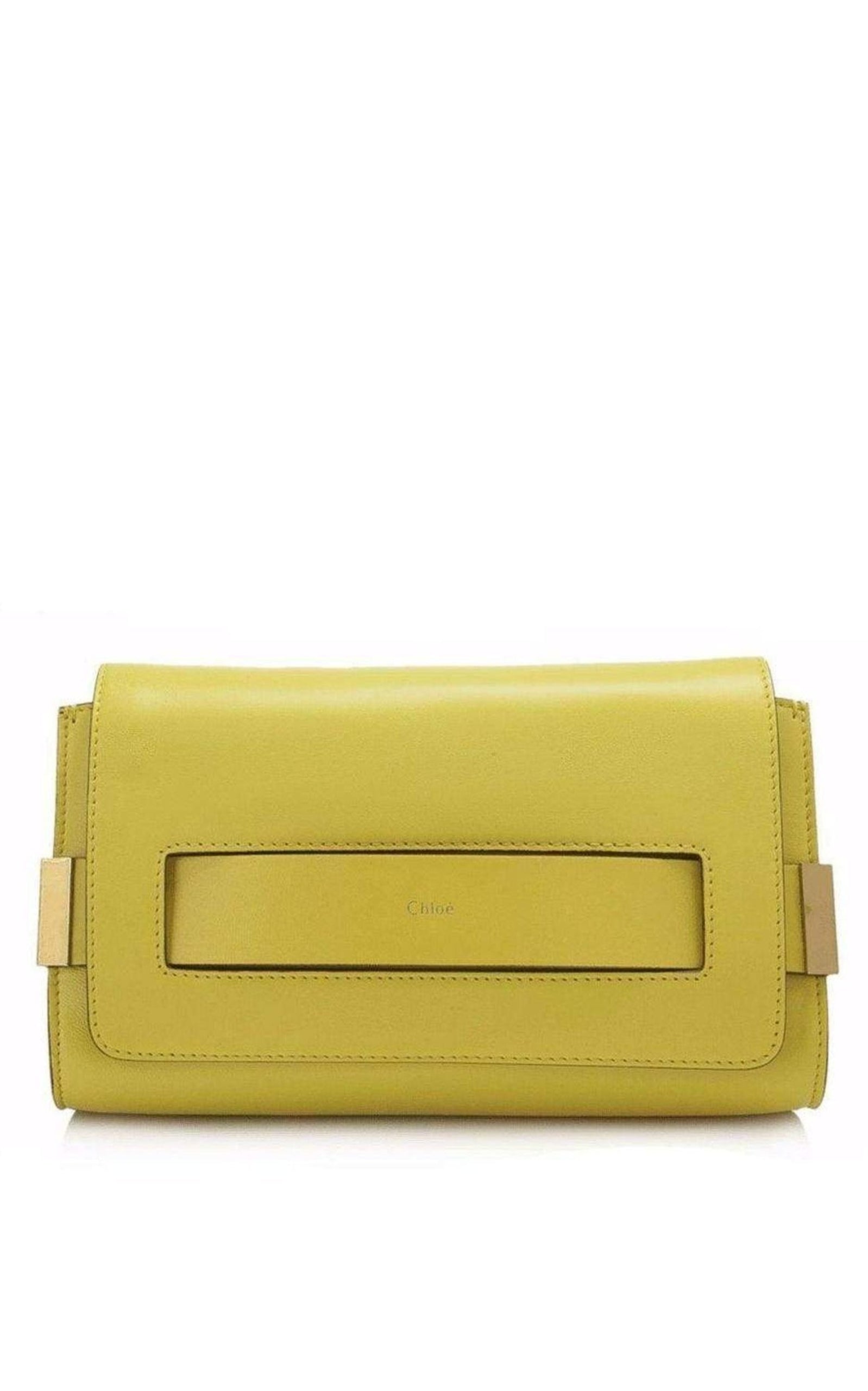 Elle Leather Clutch