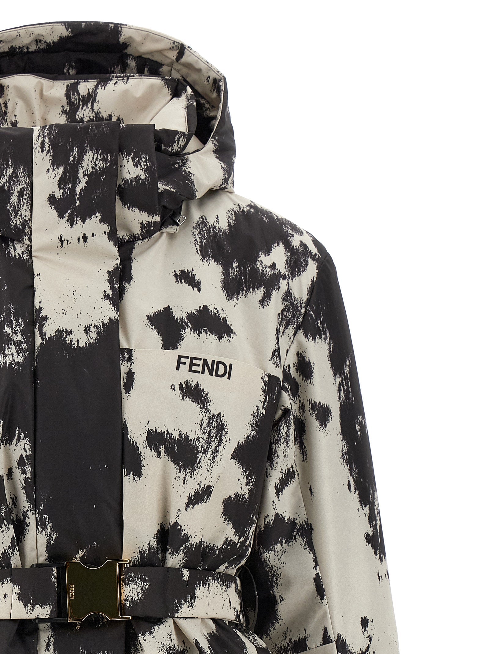 Fendi Women's Frosted Fauna Ski Jacket