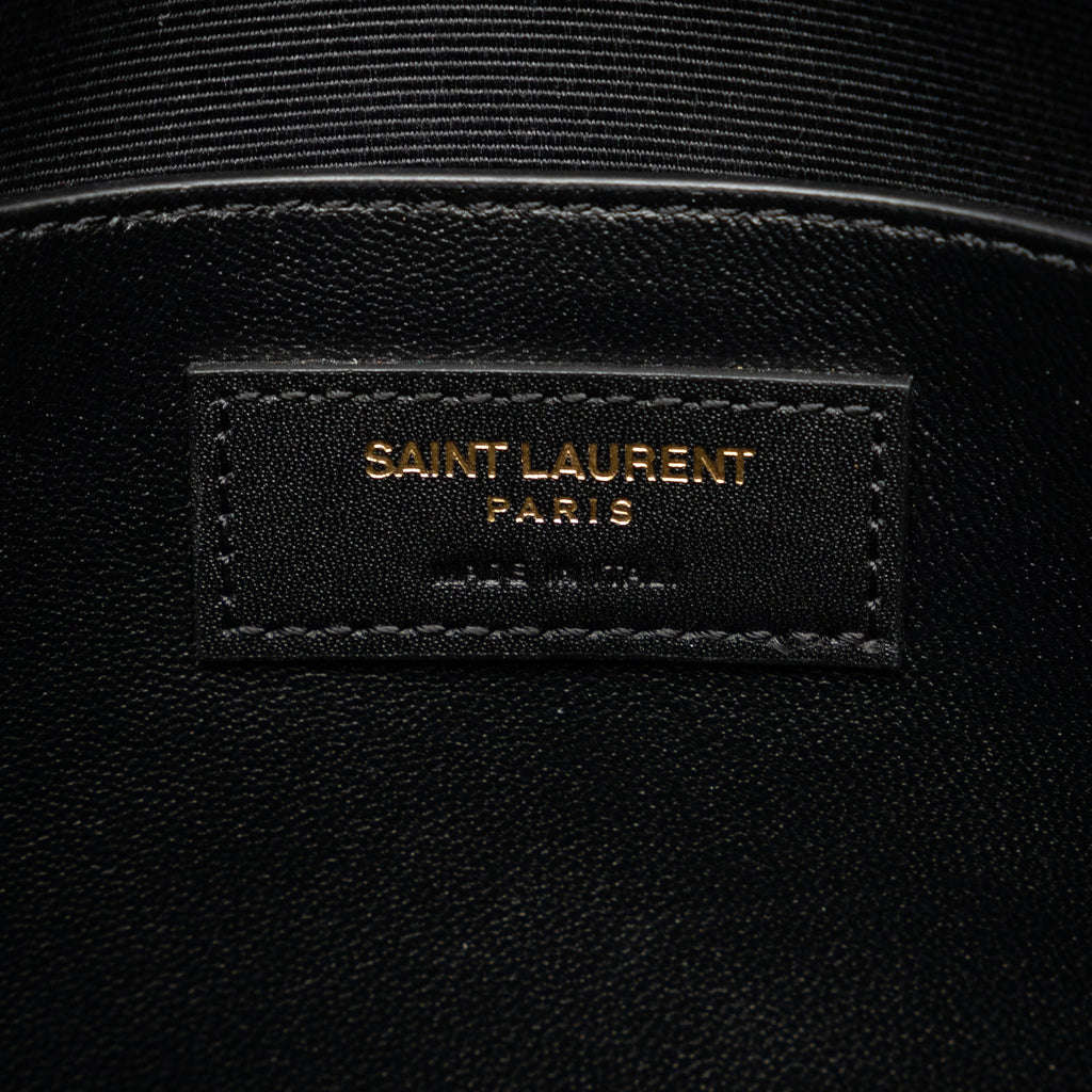 Yves Saint Laurent Manhattan Shoulder Bag Medium Black