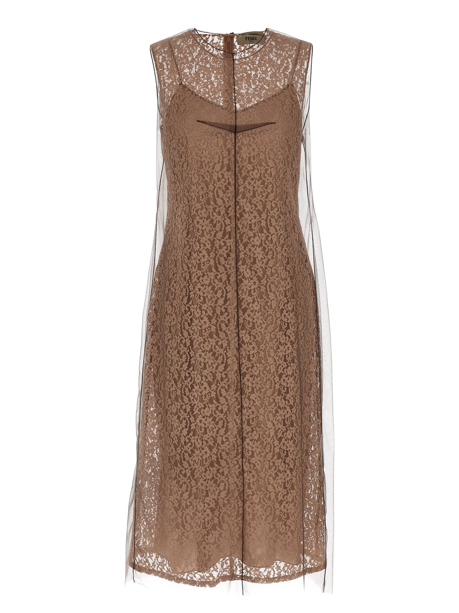 Fendi Women's Floral Lace Dress