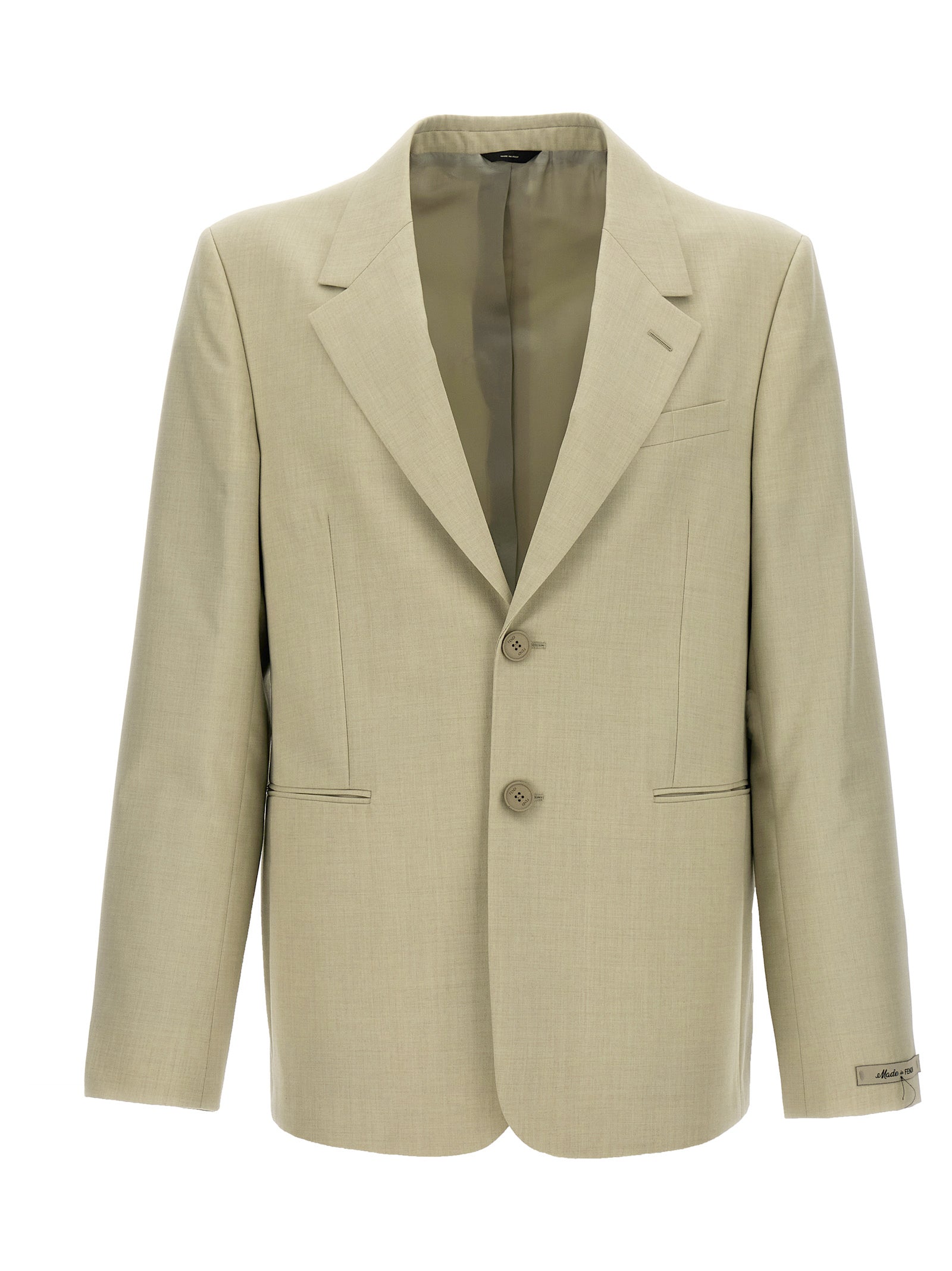 Fendi Men's Single-Breasted Wool Blazer