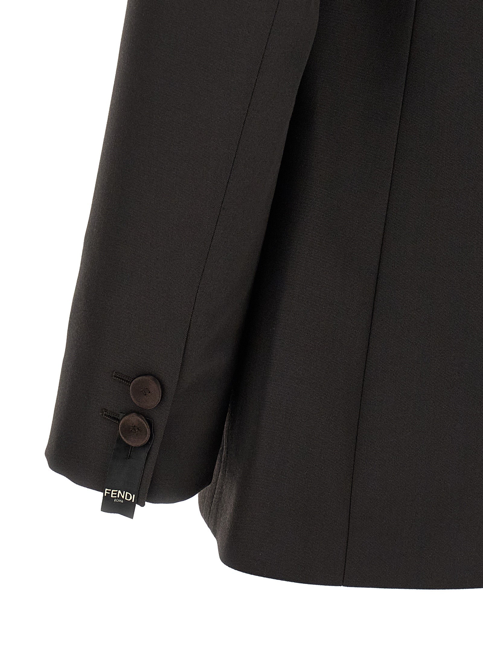 Fendi Men's Crepe Wool Blazer