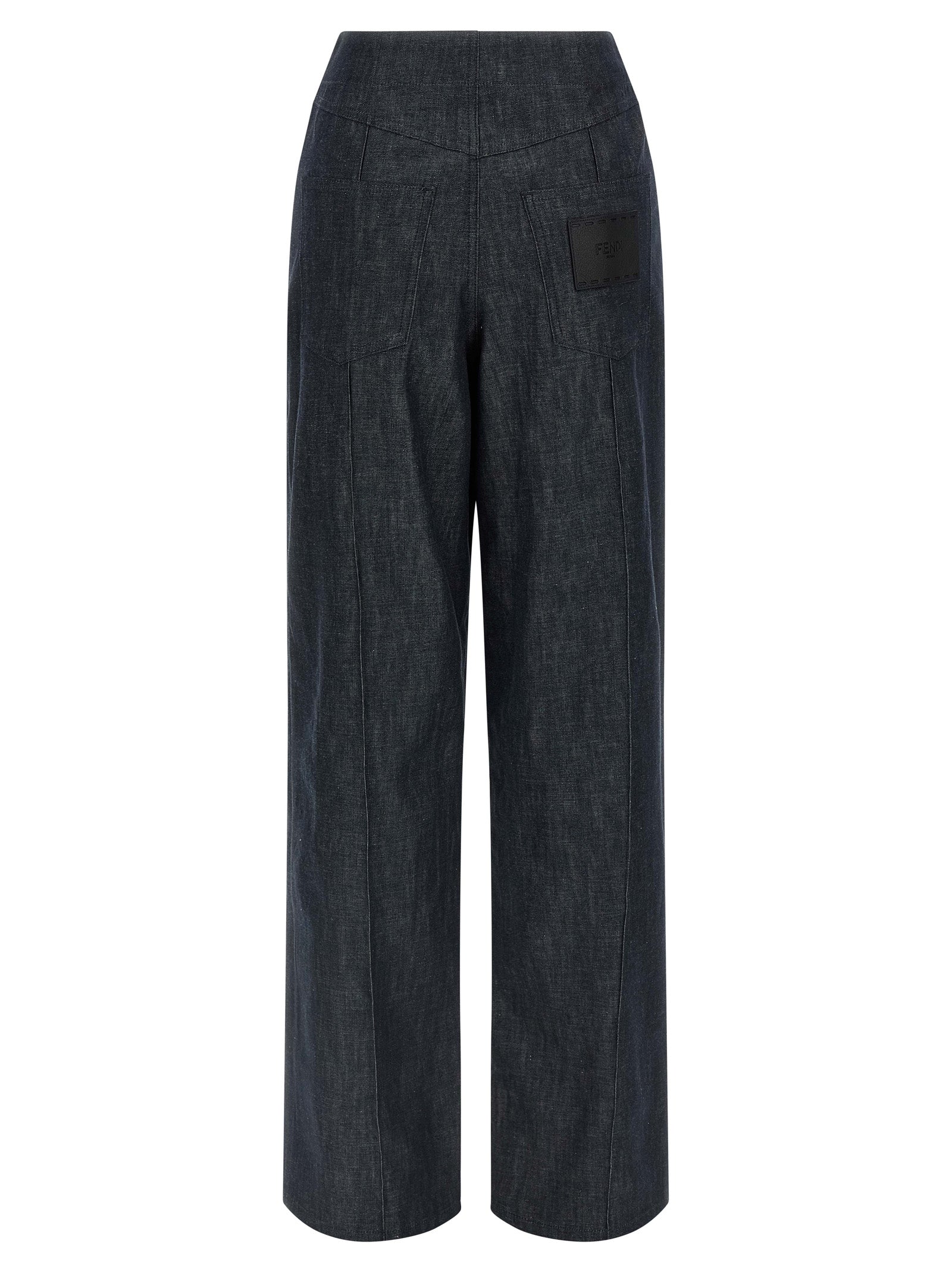 Fendi Women's Roma Patch Jeans