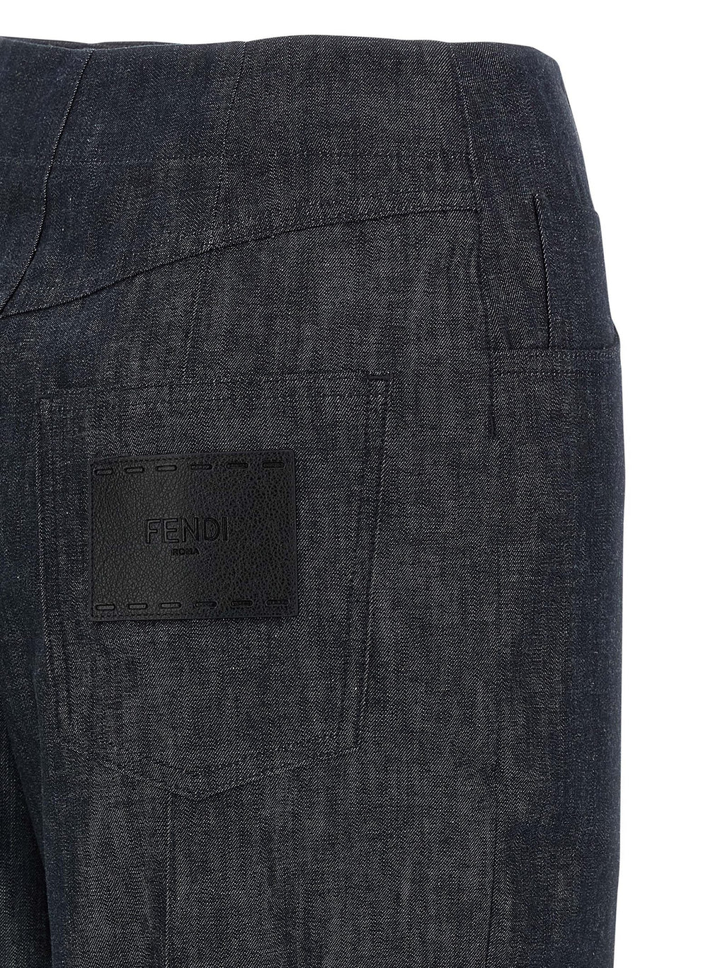 Fendi Women's Roma Patch Jeans