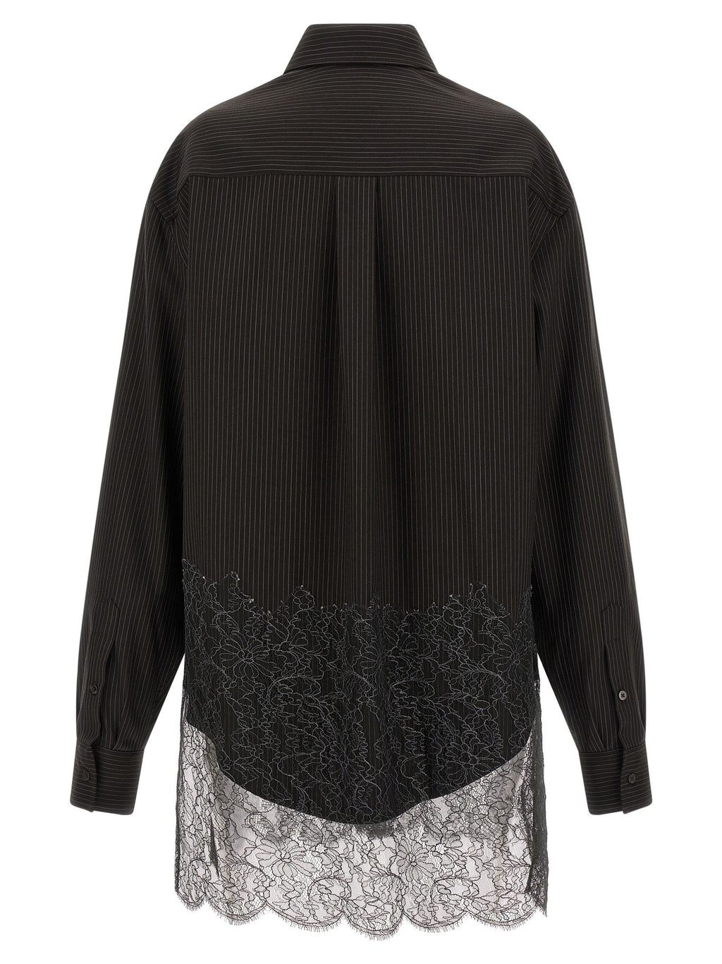 Fendi Men's Wool And Lace Shirt