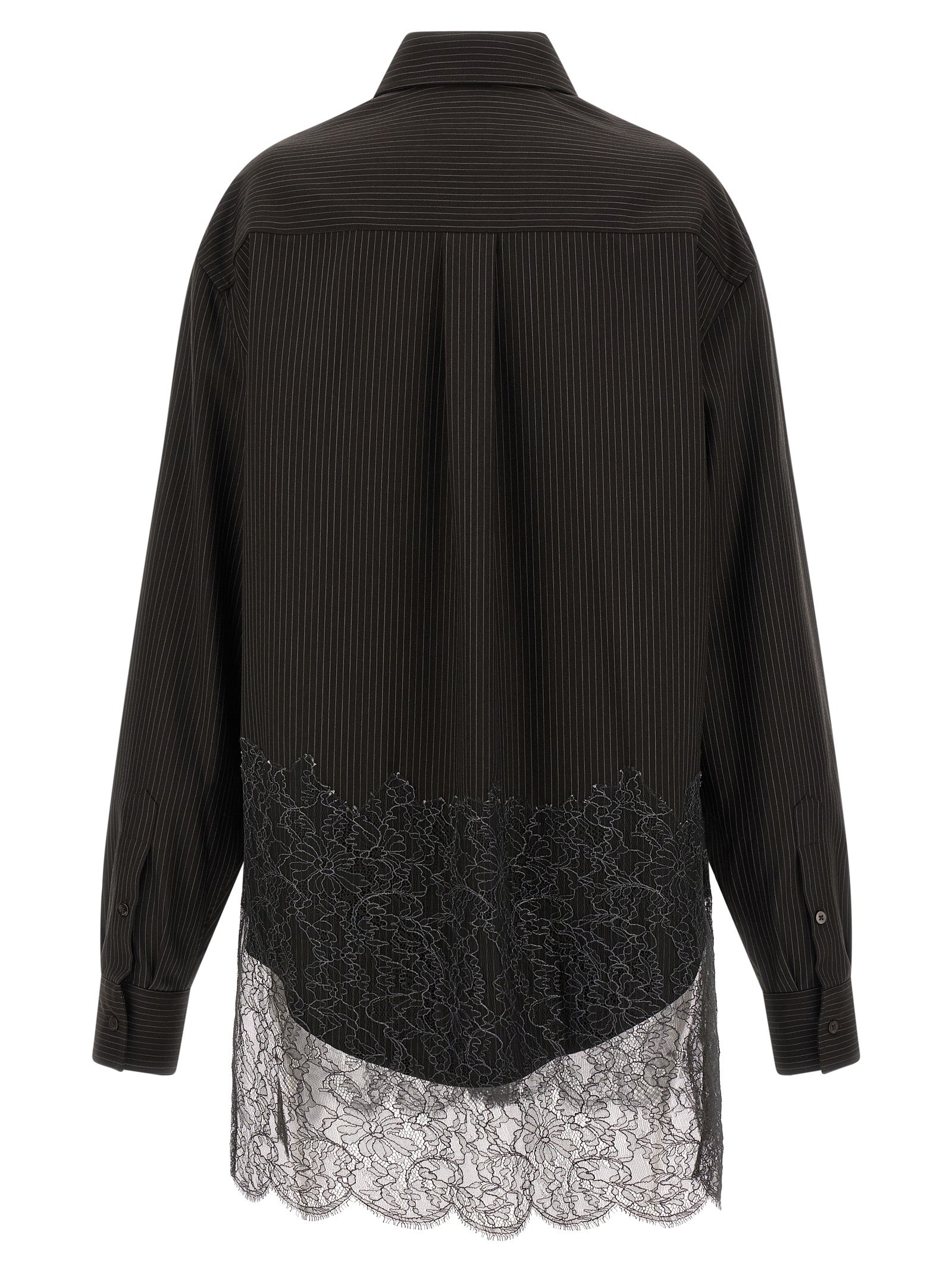 Fendi Men's Wool And Lace Shirt