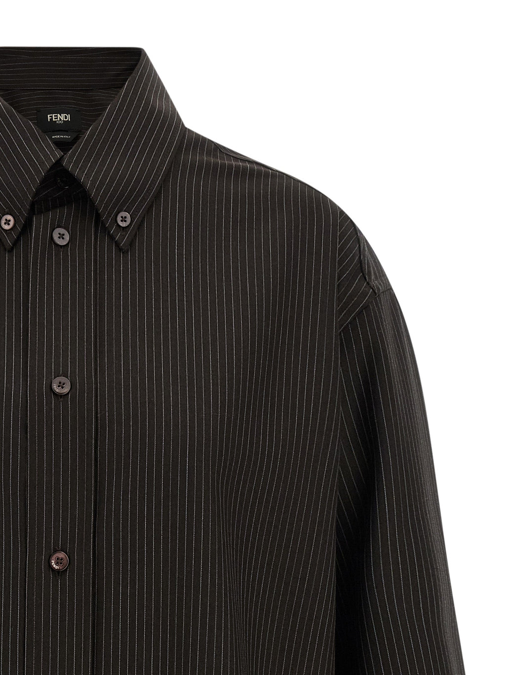 Fendi Men's Wool And Lace Shirt