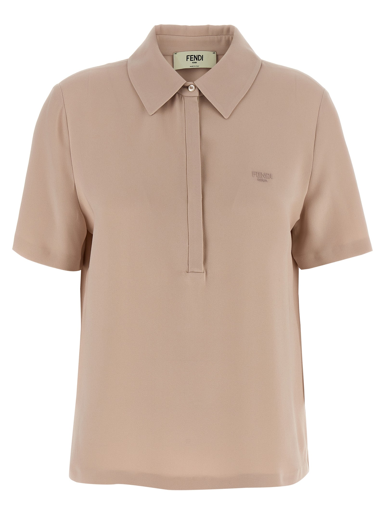 Fendi Women's Silk Polo Shirt