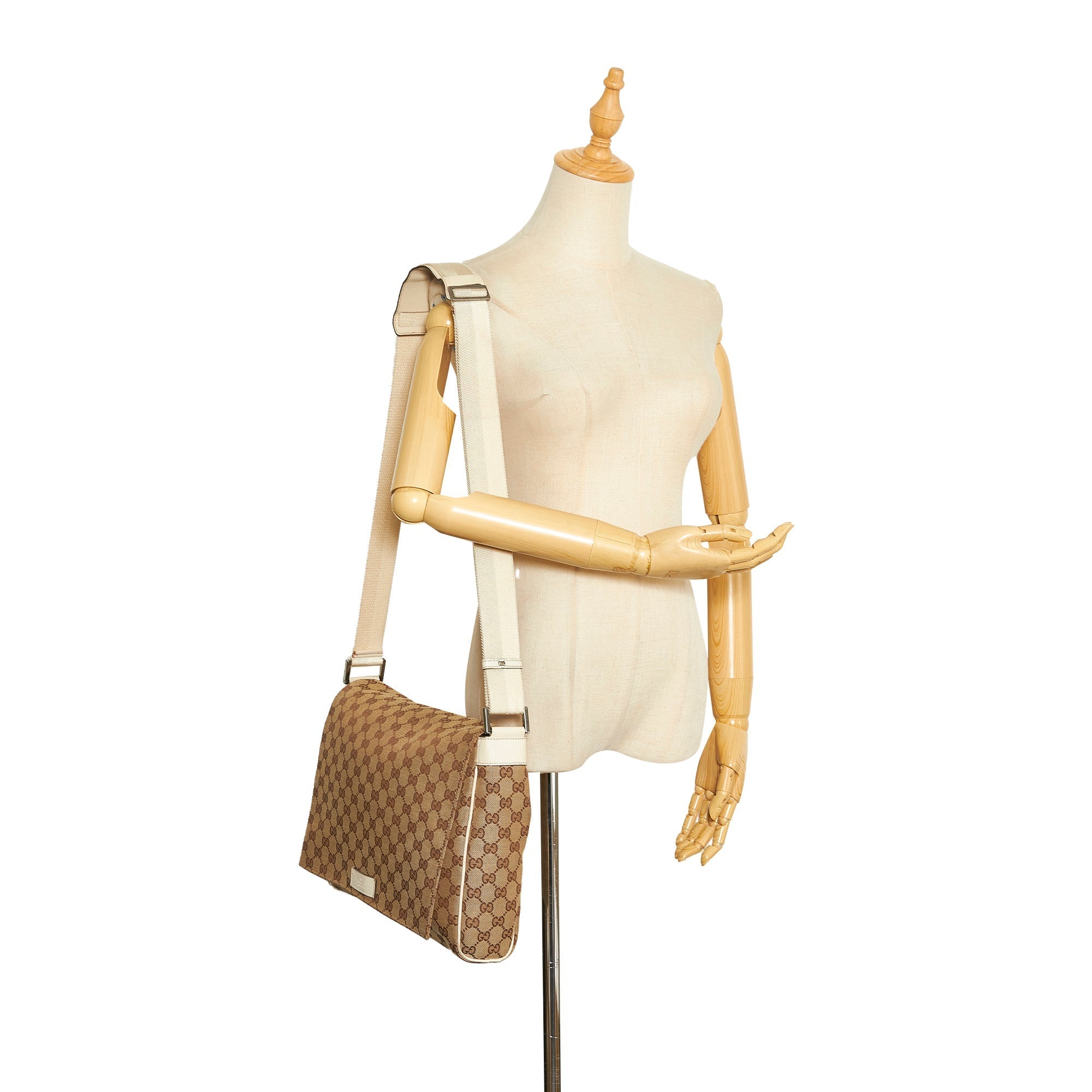 Gucci Crossbody Bag Brown Gucci Canvas