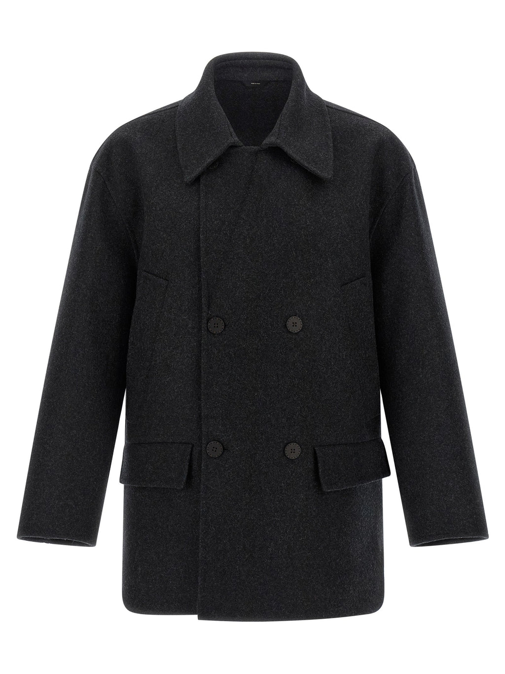 Fendi Men's Felt Wool Coat