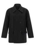 Fendi Men's Felt Wool Coat