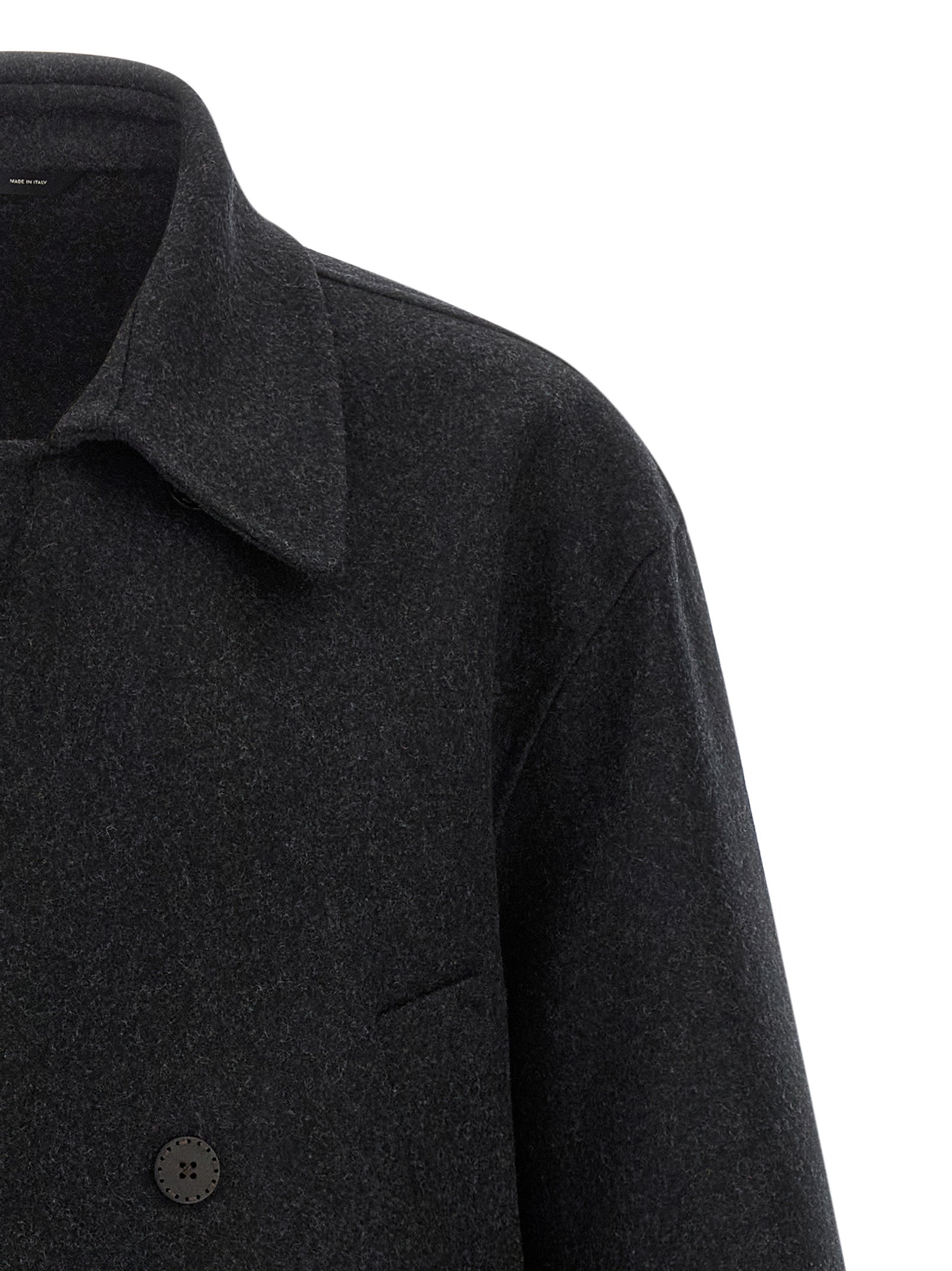 Fendi Men's Felt Wool Coat