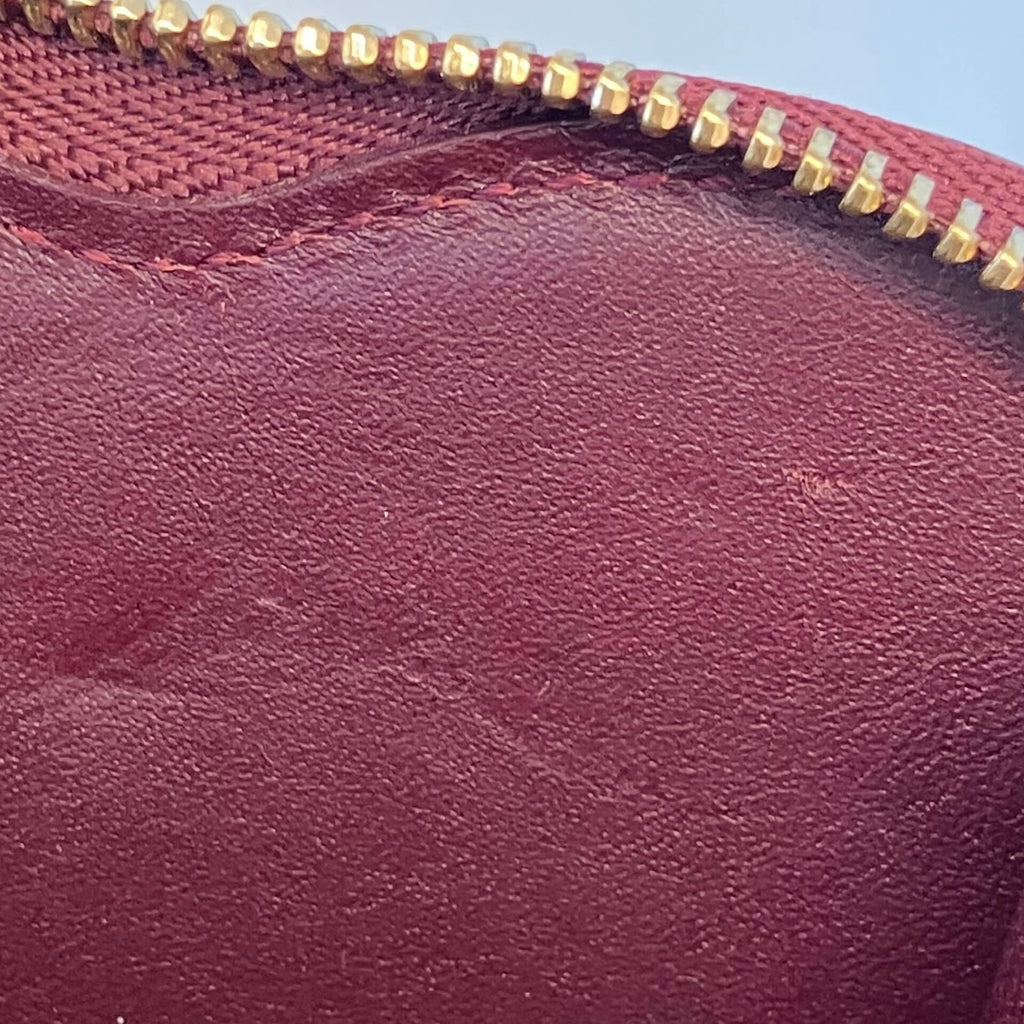 Louis Vuitton 2010 Vernis Leopard Pink Porte Monnaie Coeur Coin M91474