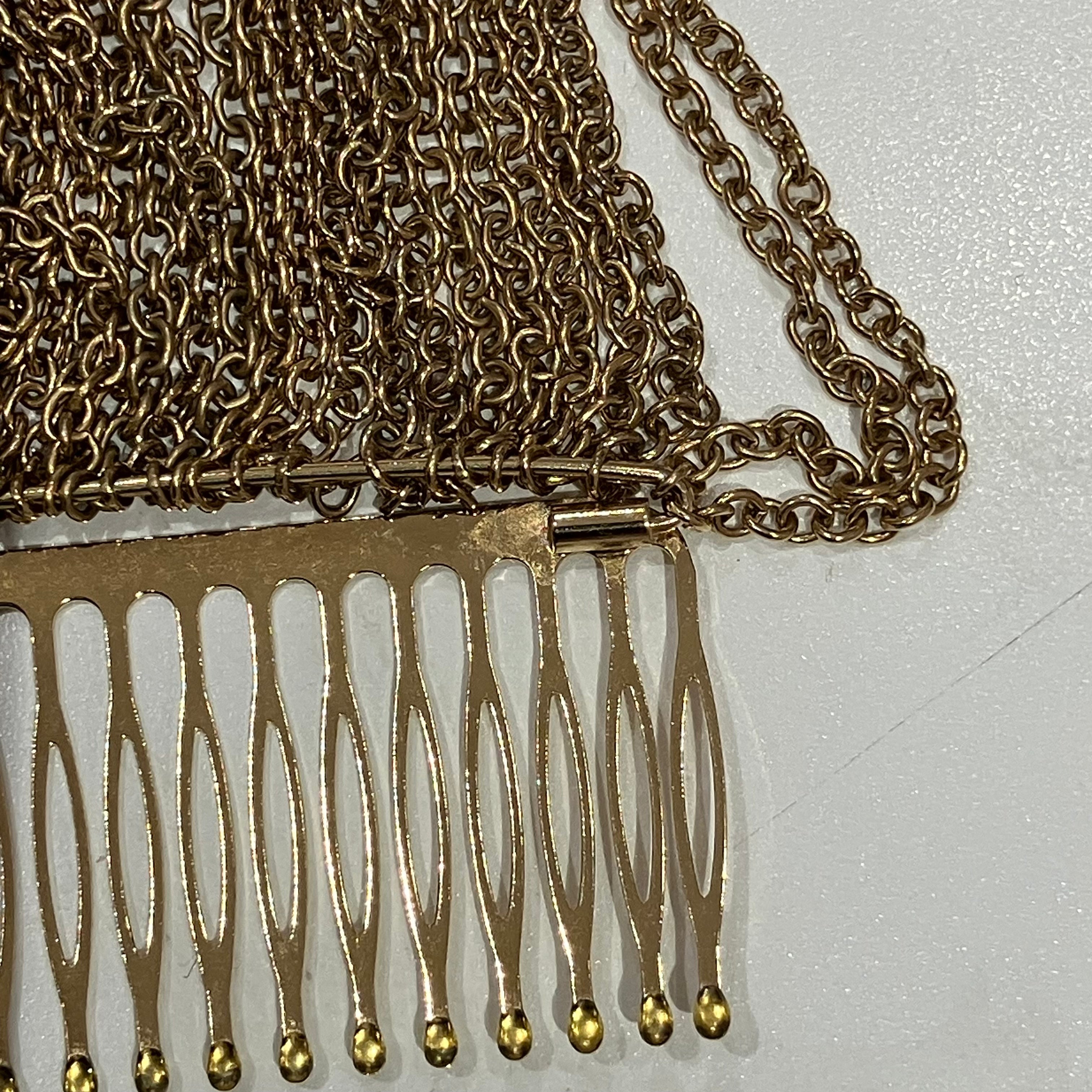 Chanel Hair Combs Gold 02A