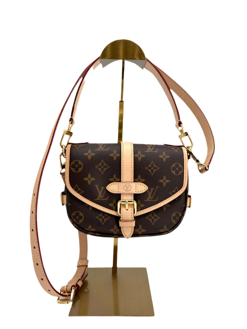 LOUIS VUITTON Monogram Saumur Burberry - Classic Crossbody in Excellent Condition