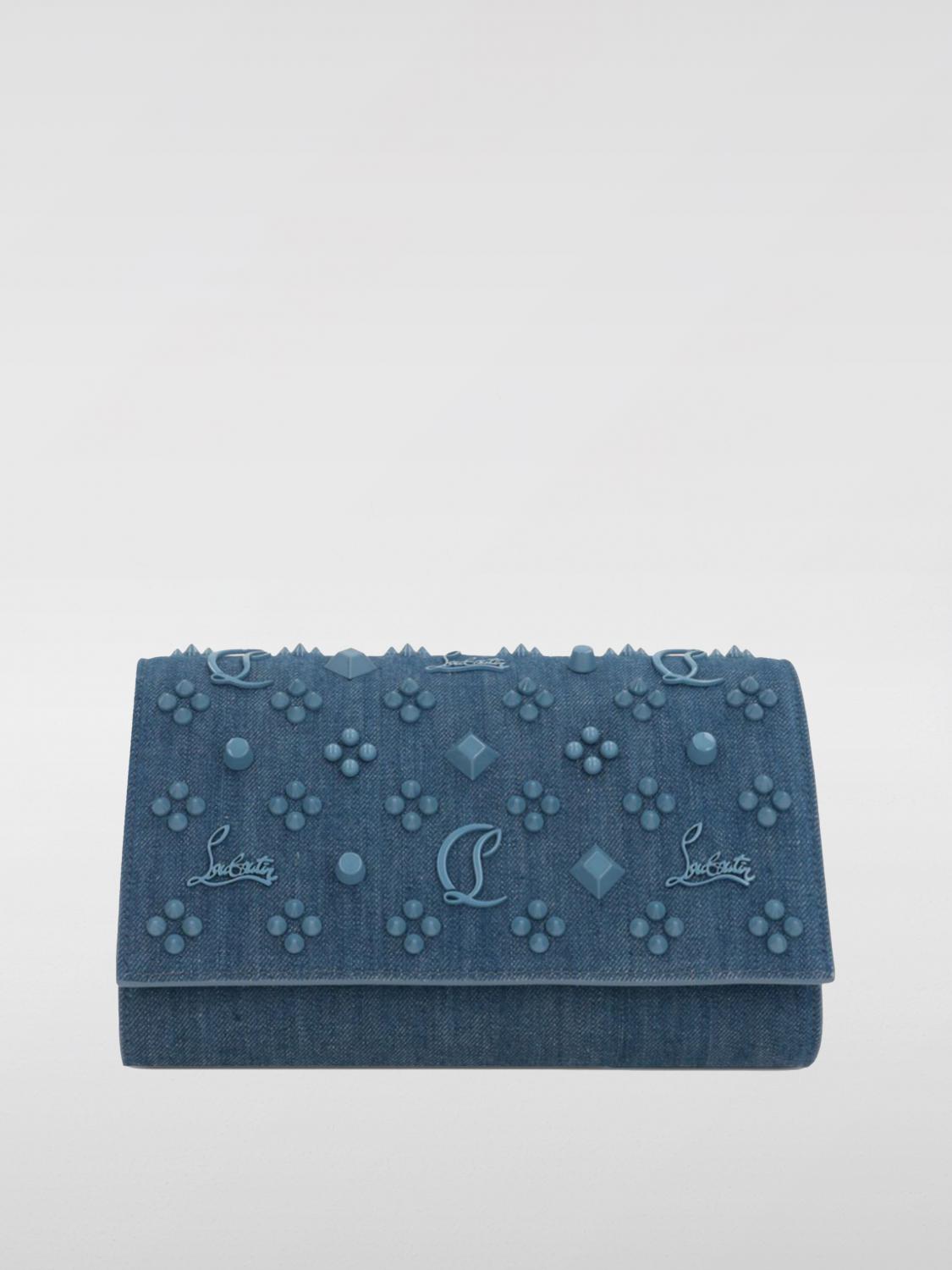 Christian Louboutin Clutch Woman Blue Woman
