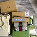 Gucci Chest Bag black meo  shoulder crossbody bag 674081 free shipping