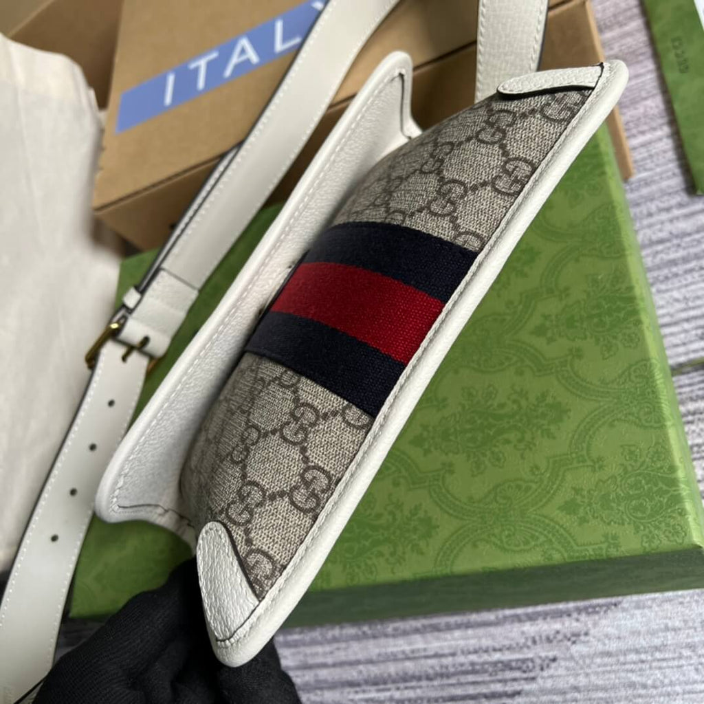 Gucci Chest Bag white meo  shoulder crossbody bag 674081
