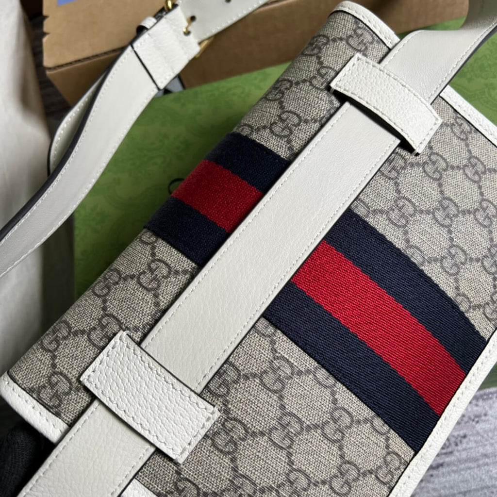 Gucci Chest Bag white meo  shoulder crossbody bag 674081