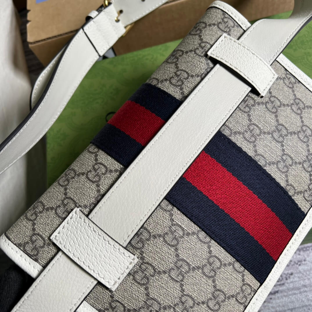 Gucci Chest Bag white meo  shoulder crossbody bag 674081