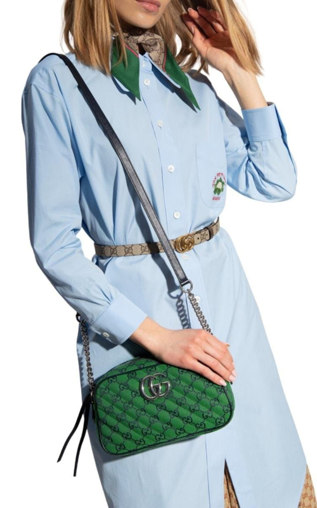 Gucci Marmont Quilted Crossbody Bag