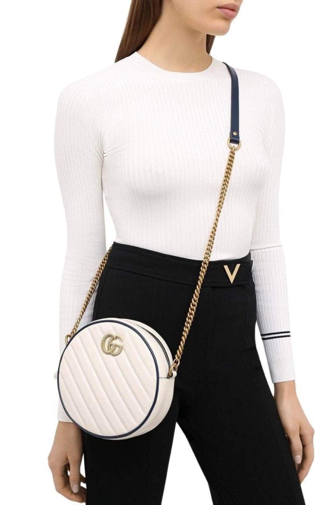 GG Marmont Round Shoulder Bag