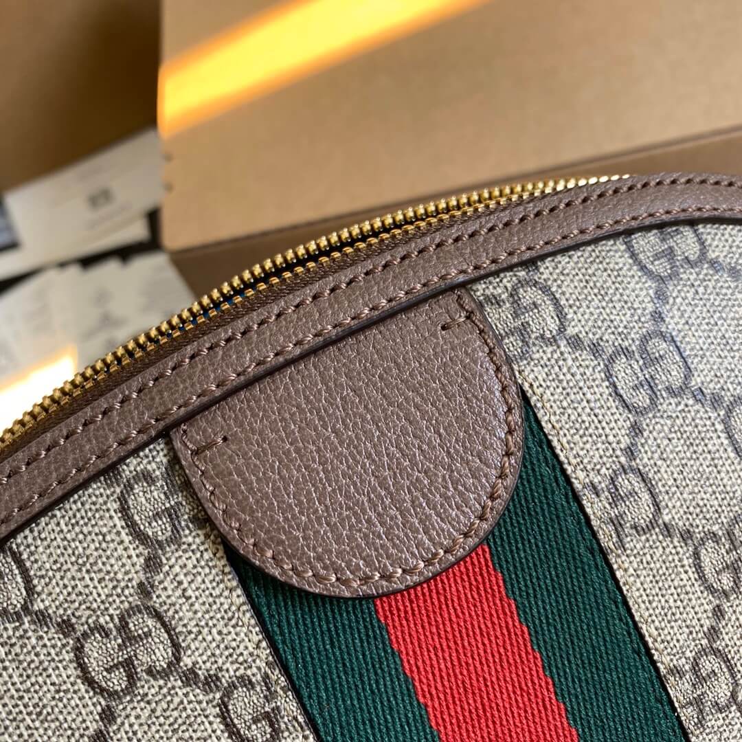 Ophidia Gucci Shell bag 499621 Brown retro canvas