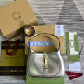 Gucci Subaxillary bag silver full leather 636709