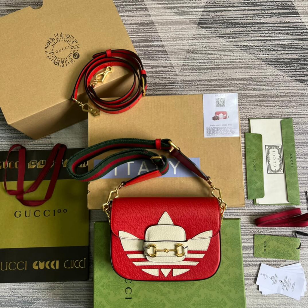 Gucci shoulder mini bag RED 658874