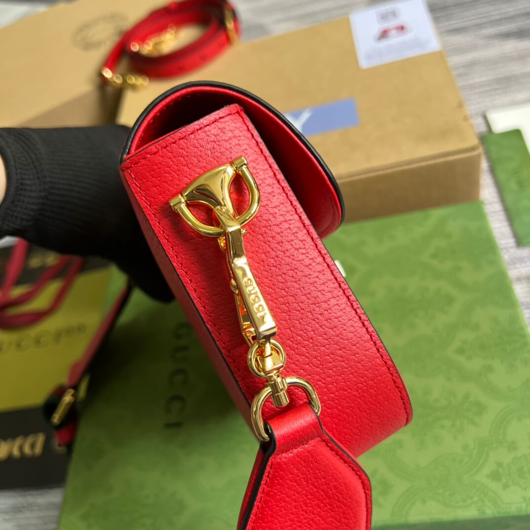 Gucci shoulder mini bag RED 658874