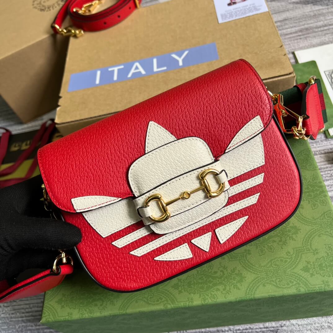 Gucci shoulder mini bag RED 658874