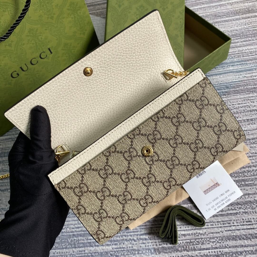 Gucci 546585 shoulder bag clutch bag wallet Free shipping white
