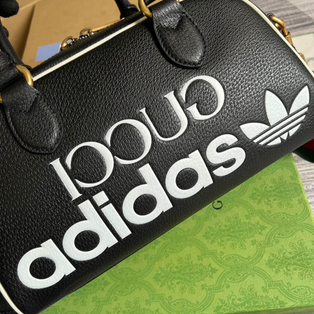 Gucci 702397 shoulder bag Handbag black adidas x GC