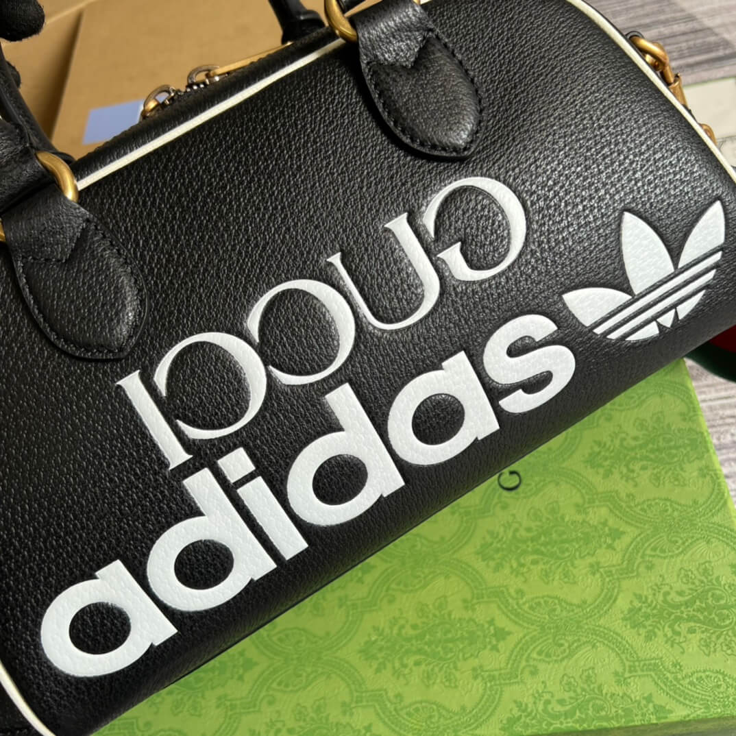 Gucci 702397 shoulder bag Handbag black adidas x GC