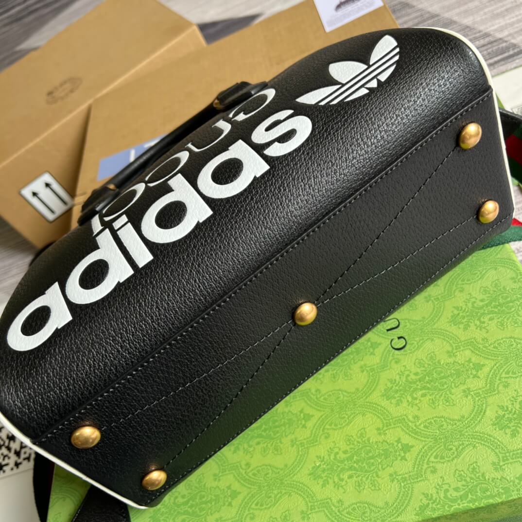 Gucci 702397 shoulder bag Handbag black adidas x GC