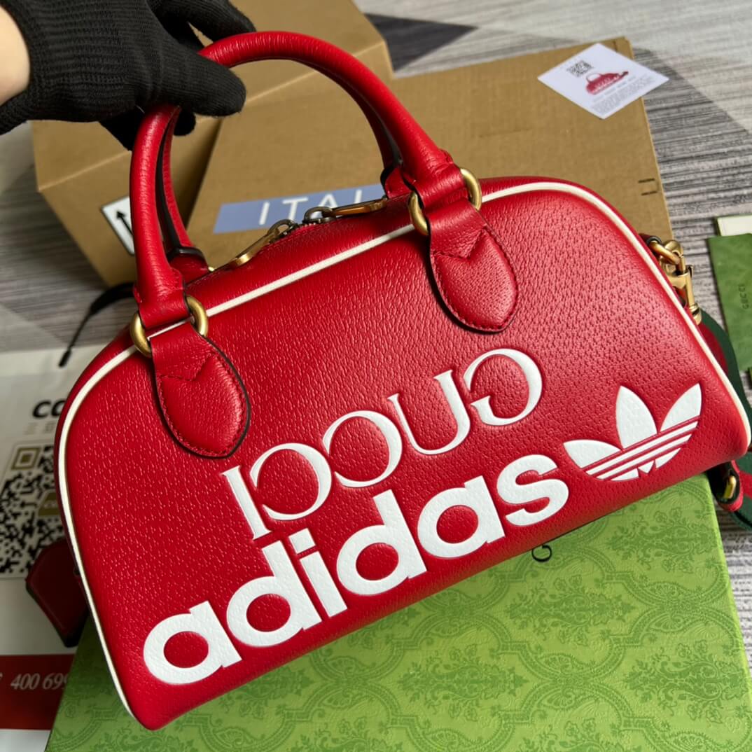 Gucci 702397 shoulder bag Handbag red adidas x